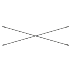 Picture of 10' Diagonal Cross Brace w/ 27.75" Lock Spacing - Notch End