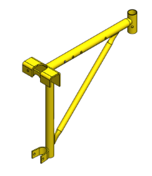 Picture of 20" End Bracket - #7 Tube Size