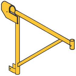 Picture of 20" Saddle Hanger w/ #6 Tube End
