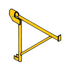Picture of 21" Saddle Hanger w/ Plate End