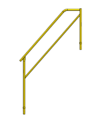 Picture of Inside Hand Rail Top Section Only for Stair Unit