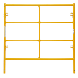 Picture of Double Step Frame - 5'W x 5'H - #5 Tube - C-lock at 27.75" Spacing - Random Rung Spacing