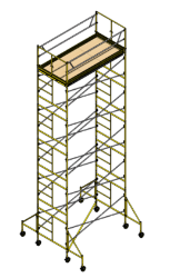 Picture of Rolling Tower Package - 10'W x 25'H - #5 Tube