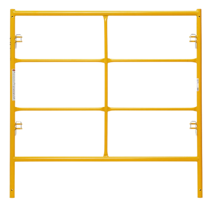 Picture of Double Step Frame - 5'W x 5'H - #6 Tube - C-lock at 27.75" Spacing - Random Rung Spacing