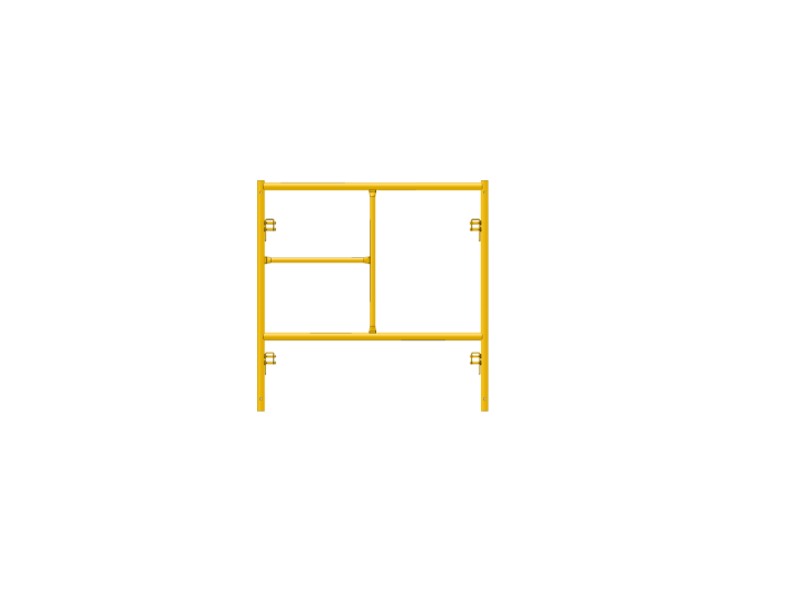 Picture of Step Frame - 4'W x 4'H - #7 Tube - C-lock at 27.75" Spacing - Random Rung Spacing