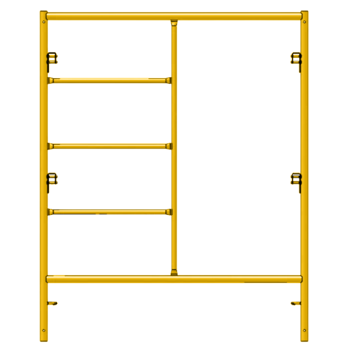 Picture of Step Frame - 5'W x 6'6"H - #6 Tube - C-lock at 27.75" Spacing - Random Rung Spacing