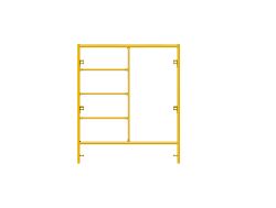 Picture of Step Frame - 5'W x 6'H - #7 Tube - C-lock at 27.75" Spacing - Random Rung Spacing
