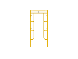 Picture of Open End Frame - 3'W x 6'6"H - #5 Tube - C-lock at 27.75" Spacing - Closed Cane