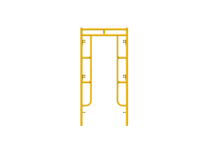 Picture of Open End Frame - 3'W x 6'6"H - #5 Tube - C-lock at 27.75" Spacing - Closed Cane