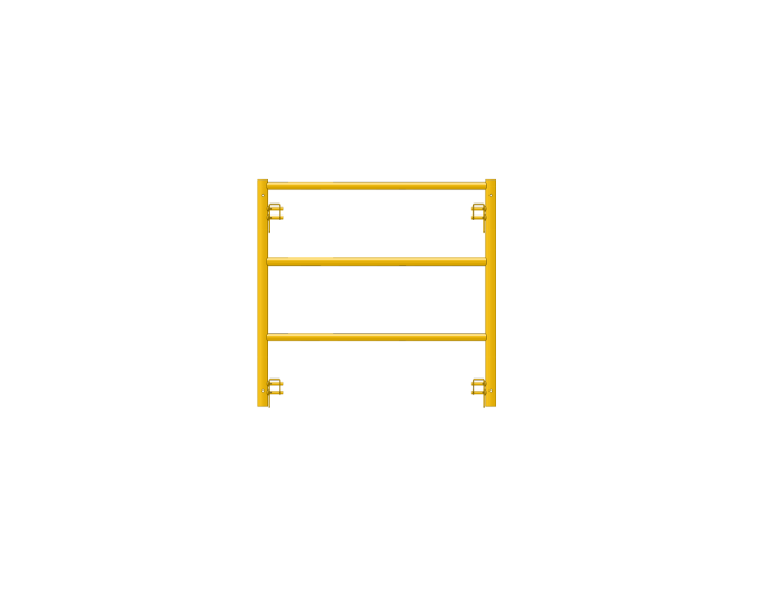 Picture of Ladder Frame - 3'W x 3'H - #7 Tube - C-lock at 27.75" Spacing - 12" Rung Spacing