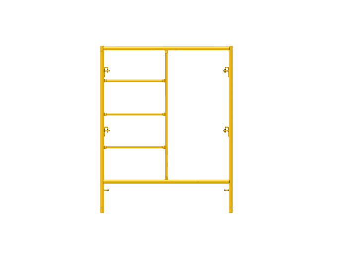 Picture of Step Frame - 5'W x 6'6"H - #6 Tube - U-lock at 27.75" Spacing - Random Rung Spacing