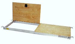 Picture of 28"W x 10'L Tuf-N-Lite Walkboard w/ Type A Hook (w/Hinge)