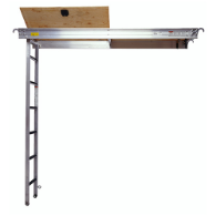 Picture of 28"W x 10'L Tuf-N-Lite Walkboard w/ Hinged Ladder & Type A Hook