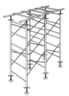 Picture of Shoring Frame - 4'W x 6'H - #8 Tube - T-lock at 27.75" Spacing