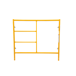 Picture of Step Frame - 5'W x 4'6"H - #5 Tube - J-lock at 27.75 Spacing - Random Rung Spacing