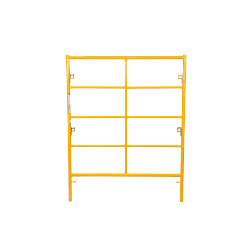 Picture of Double Step Frame - 5'W x 6'6"H - #6 Tube - C-lock at 27.75" Spacing - Random Rung Spacing