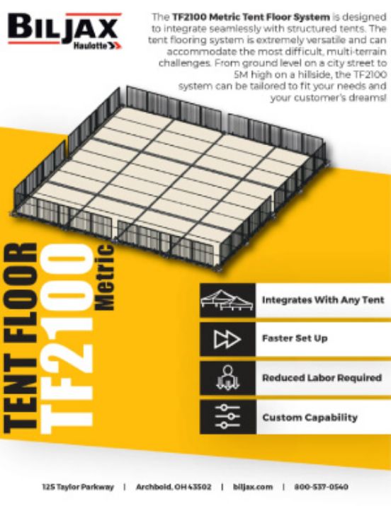 TF2100 Metric Promo Flyer