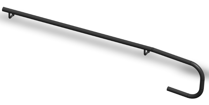 Picture of Upper Left Hand Rail for Stand Alone Ramp