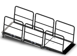 Picture of KIT-AS2100 Ramp-12" High without Hand Rails-Horizontal Guard Rails