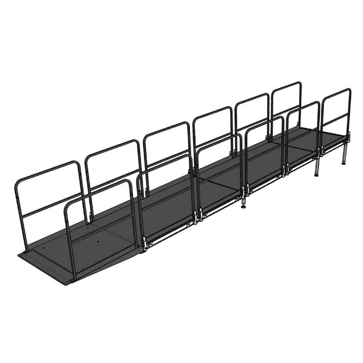 Picture of KIT-AS2100 Ramp-24" High without Hand Rails-Horizontal Guard Rails
