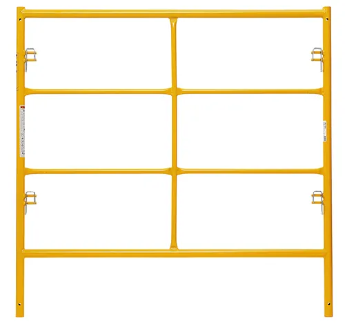 yellow double step scaffold frame