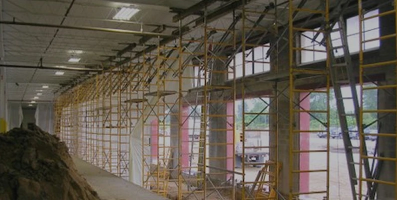 Shoring scaffolding background