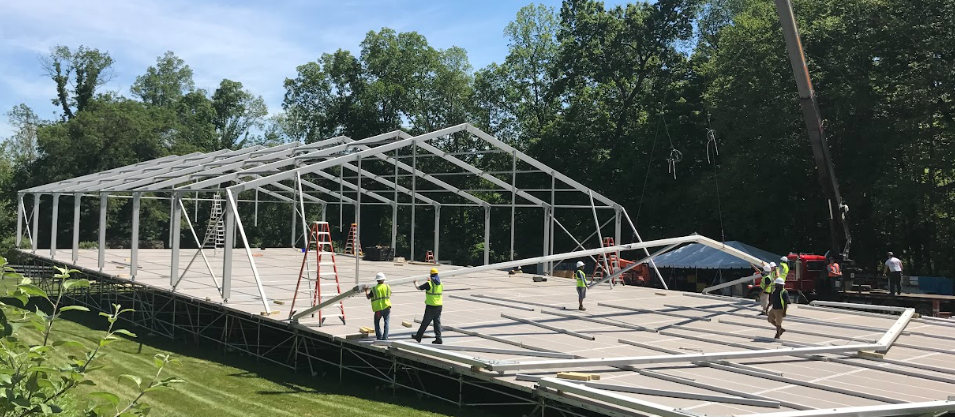Bil-Jax Tent Structure Setup