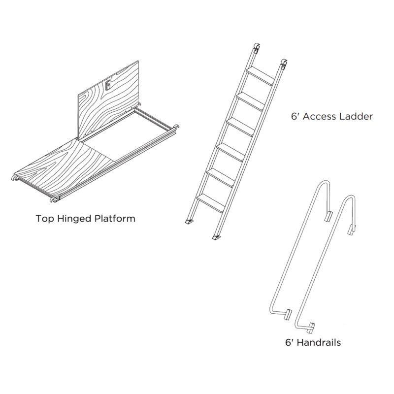 Bil-Jax® Access Ladder System for Scaffolding