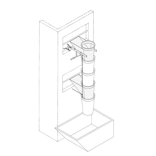 Trash Chute System BilJax® Scaffolding