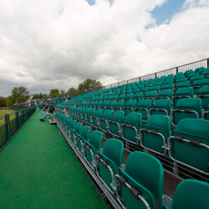 BilJax AB Elite Grandstand are portable seating systems that are supported by BilJax system scaffold.
