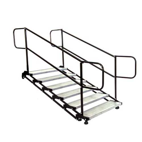 Ultra Stair 6 Step Stair Stage Stair AS2100 and ST8100 Stair Foldable and Collapseable Stair