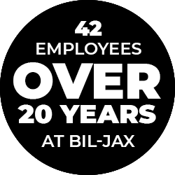 42 employees over 20 years at Bil-Jax logo
