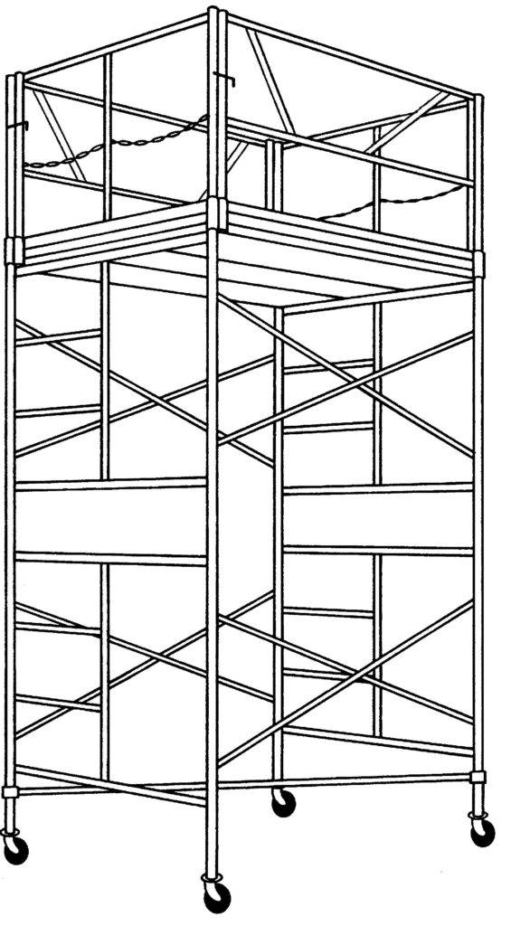 Diagram of Rolling Tower 